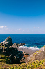 Oganzaki cape. Attraction of Ishigaki island, Okinawa