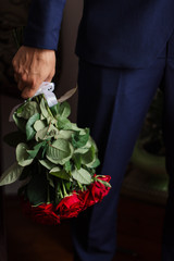Flowers from her husband