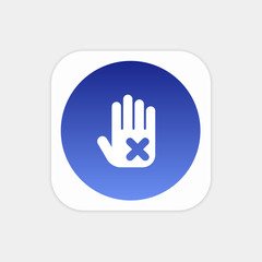 Modern Push Button Monogram