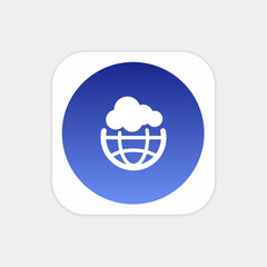 Modern Push Button Monogram