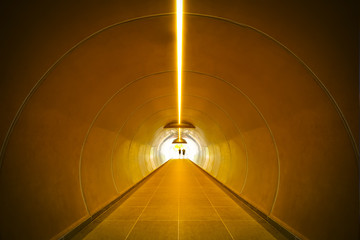 Abstract background. Construction tunnel perspective. Picture for add text message. Backdrop for design art work.