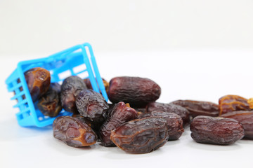 Date fruit. Ramadan concept. date market.
