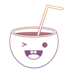 kawaii cocktail icon