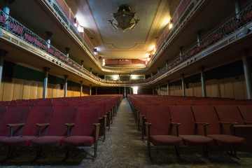 Abandoned theatre somewhere in Spain