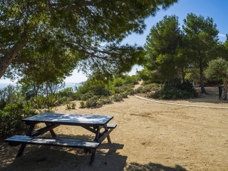 Obraz premium Seaside trail in l'Ametlla de Mar