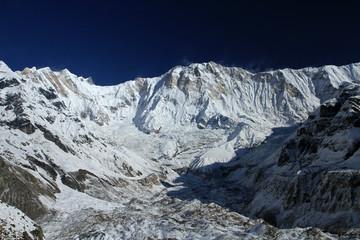 Annapurna I Main 8,091 m (26,545 ft), Annapurna Massif, Himalayas, Nepal 