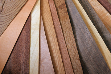 Sheets of Different Woods