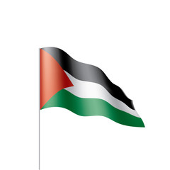 Palestine flag, vector illustration