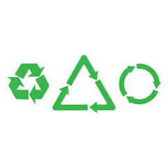 Circle arrow icon. Vector illustration, flat design.