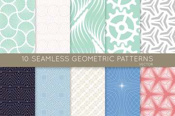 Collection of seamless patterns - 198508502