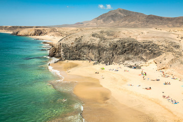 Papagayo beach, Lanzarote. Canary Island.