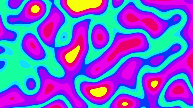 Abstract psychedelic liquid light show