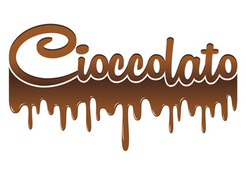 Cioccolato fondente con gocce