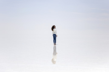 Salar de uyuni salt flat in Bolivia
