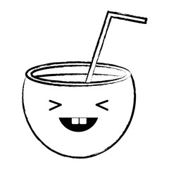 kawaii cocktail icon