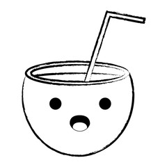 kawaii cocktail icon