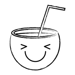 kawaii cocktail icon