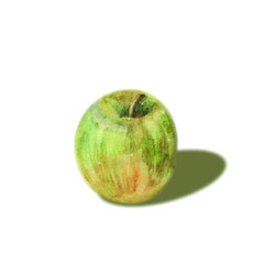 apple watercolor