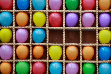 Multicolored balls. Texture. 