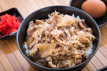 japanese beef rice bowl