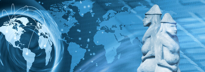 Abstract technological background