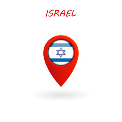 Location Icon for Iceland Flag, Vector, Illustration, Eps File