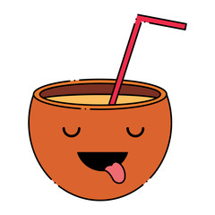 kawaii cocktail icon