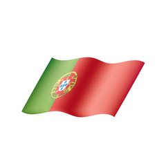 Portugal flag, vector illustration