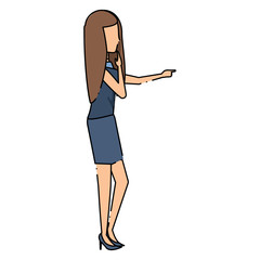 avatar businesswoman icon