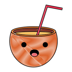 kawaii cocktail icon
