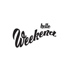 vector hello weekend
