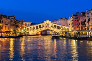 Foto op Plexiglas Rialtobrug Rialto bridge, Venice, Italy