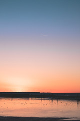Fototapeta na wymiar Sunset by the Baltic sea