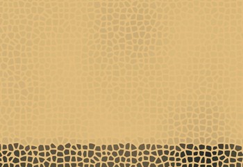Beige and brown mosaic stony gems savannah safari colored empty background copyspace