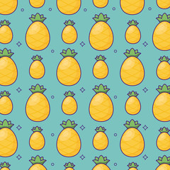 pineapple background design