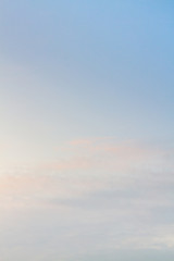 Fototapeta premium View of the beautiful sky at sunset