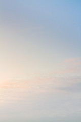 View of the beautiful sky at sunset