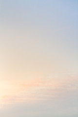 View of the beautiful sky at sunset