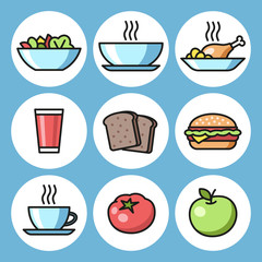 lunch icons