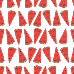 Watermelon watercolor pattern
