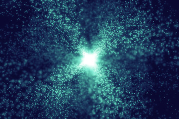 High quality Explosion. 3D rendering