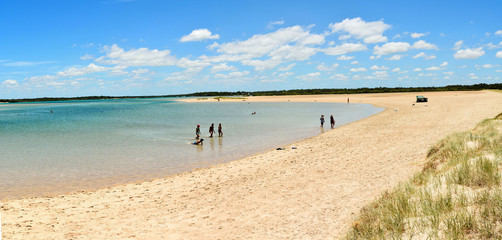 Fototapeta na wymiar Elliott Heads beach near Bundaberg in Queensland.