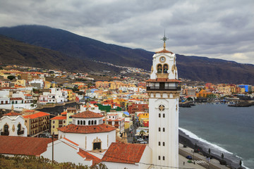Fototapeta premium Candelaria is a municipality in Spain, part of the province of Santa Cruz de Tenerife as part of the Autonomous Community of Canaria (Canary Islands)