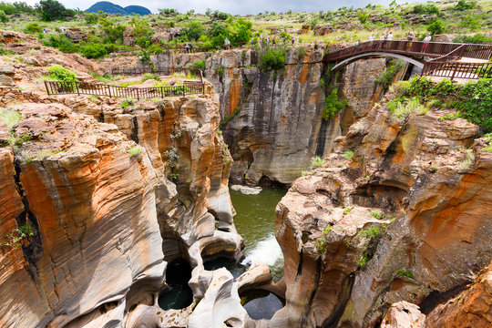 Bourke’s Luck Potholes canyons, South Africa