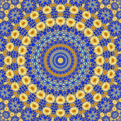 Abstract fractal background computer-generated image