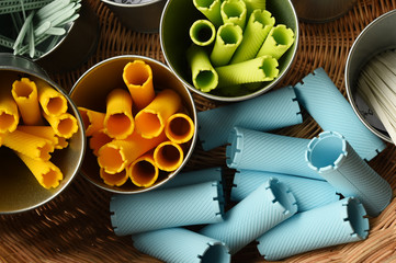 close up of hair curlers for background
