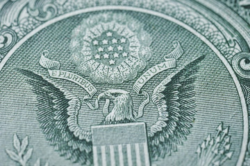 Close-up of American bills
