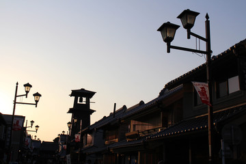 The historic-old Town Kawagoe and its iconic tower