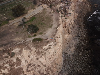 on the edge
