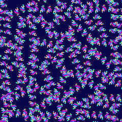 Geometric seamless patternin retro memphis style, fashion 80s - 90s. Hipster background with abstract geometric figures.